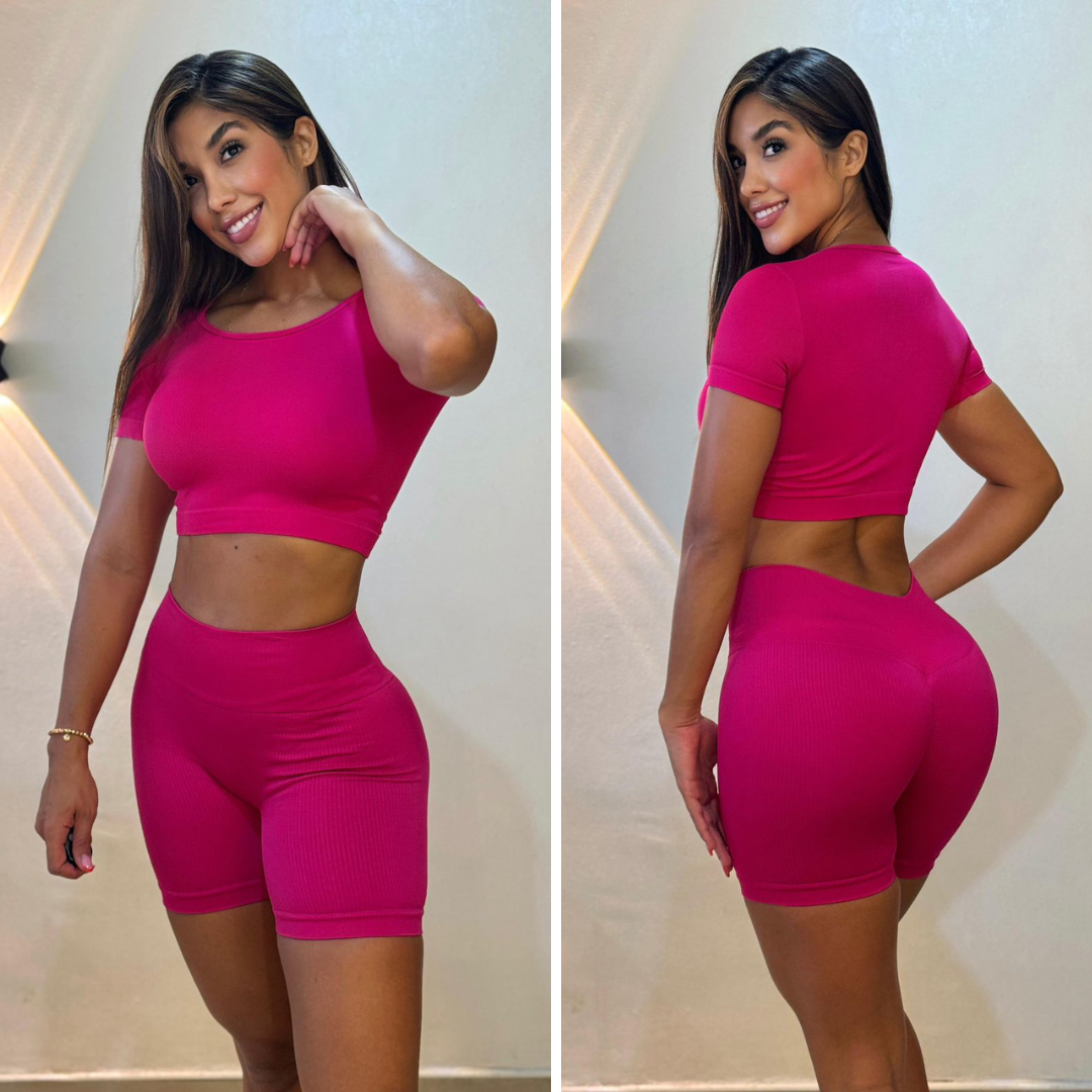 Conjunto americano short + blusa