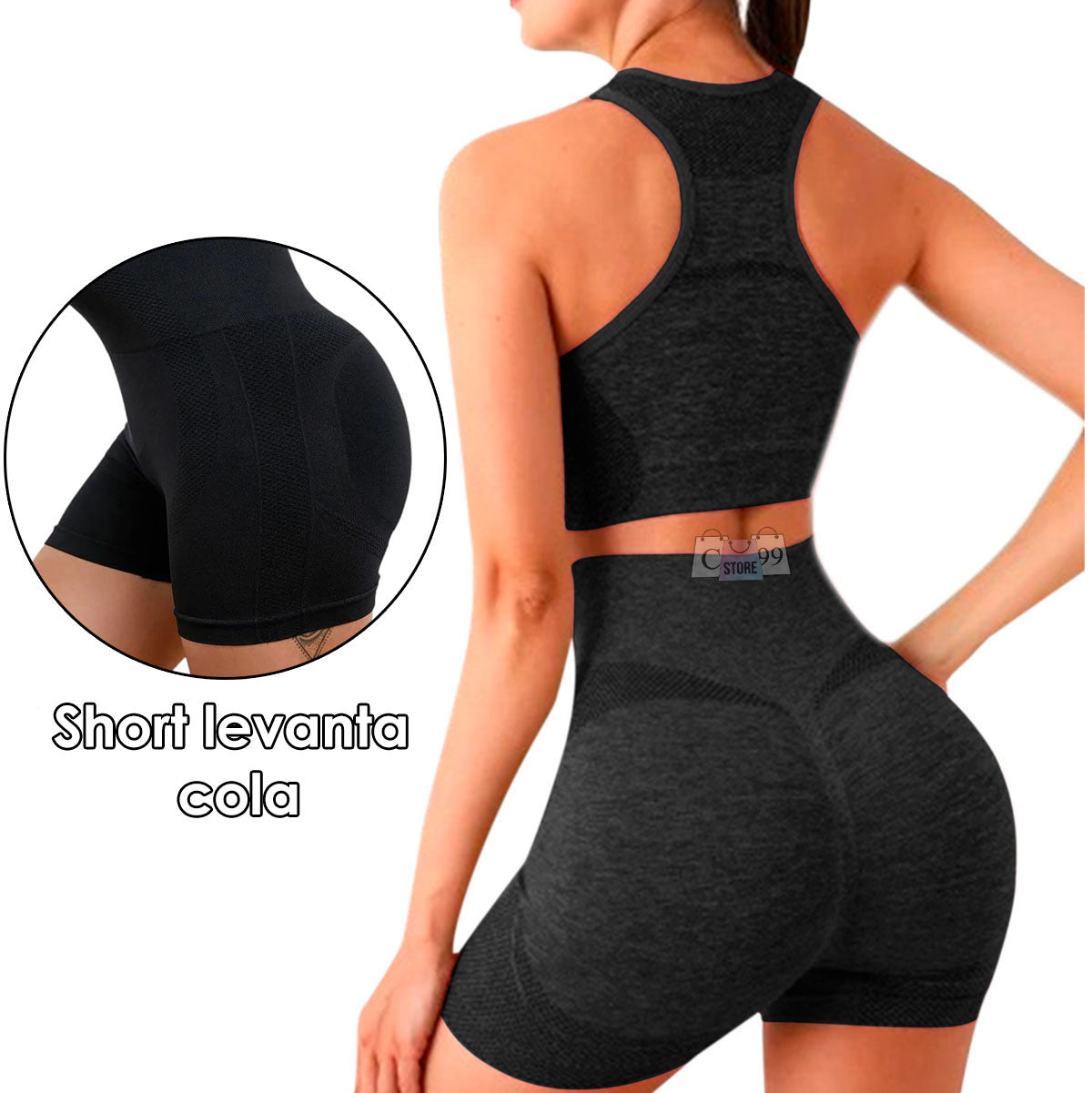 Conjunto Deportivo Short y Top Corto
