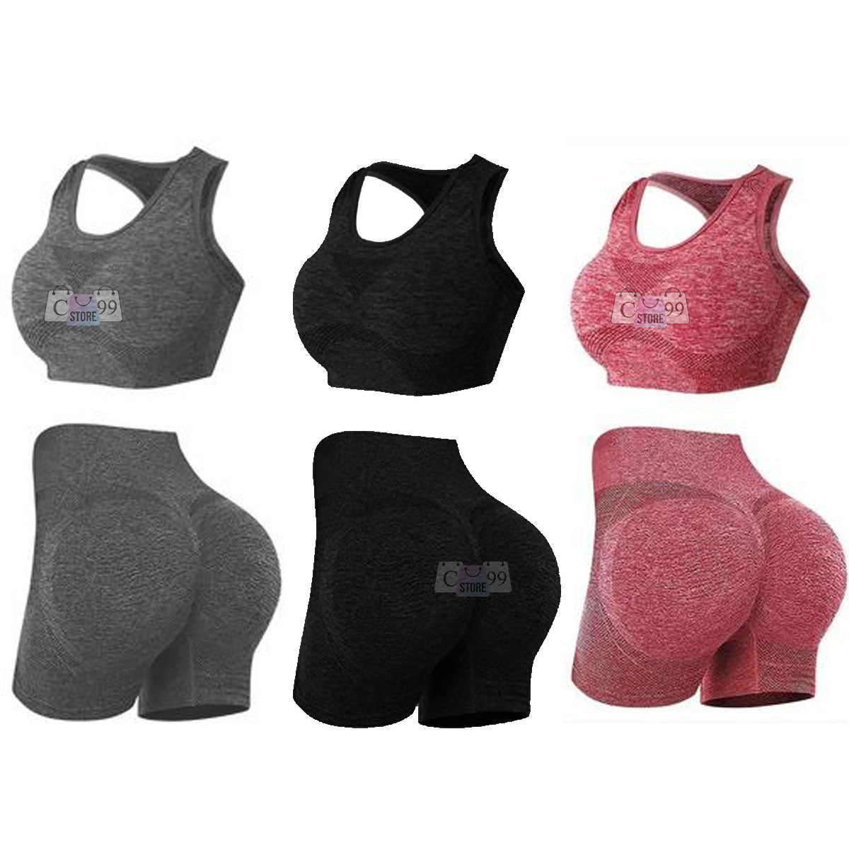 Conjunto Deportivo Short y Top Corto
