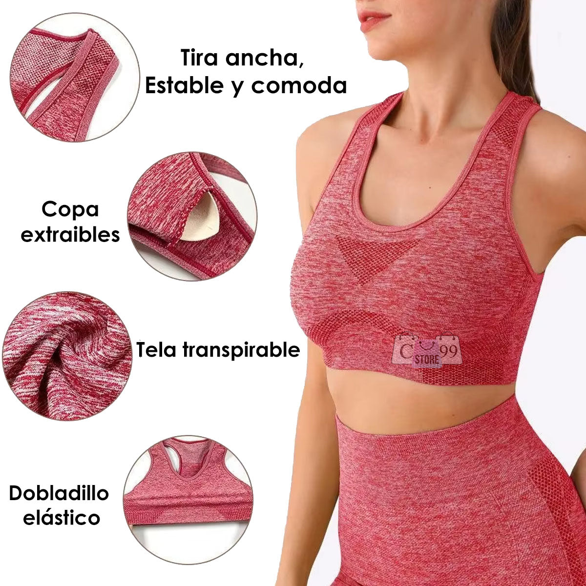Conjunto Deportivo Short y Top Corto